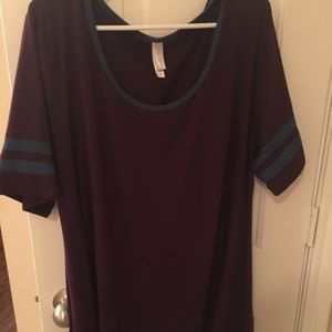3XL purple and blue LuLaRoe Perfect